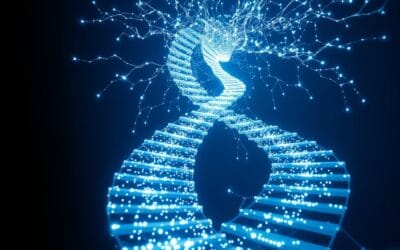 réseau neuronal luminescent avec données cascadant en spirale dorée, escaliers de machine learning ascendants, boussole d&rsquo;entraînement, bleu glacier et blanc pur, cinematic editorial, no text no letters no words no writing no signs no labels no watermarks no logos no typography no numbers on surfaces