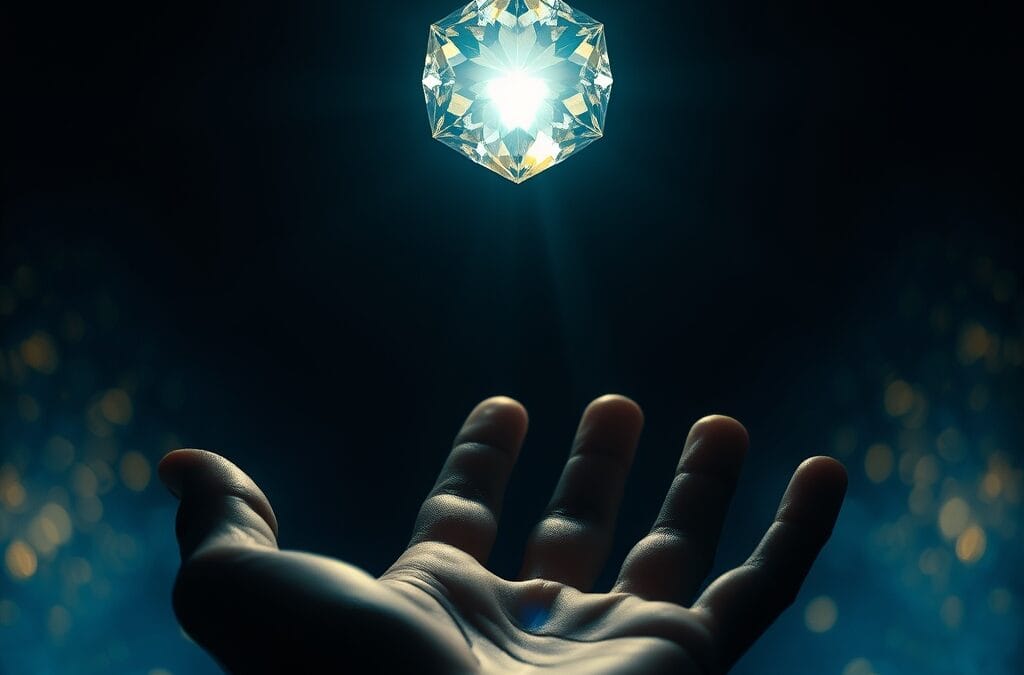 Illustration IA : gemme multicolore symbolisant Google Gemini Personal Intelligence