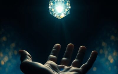 Illustration IA : gemme multicolore symbolisant Google Gemini Personal Intelligence