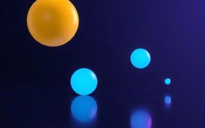 Illustration IA : trois orbes lumineux symbolisant GPT-5.4 Mini et Nano