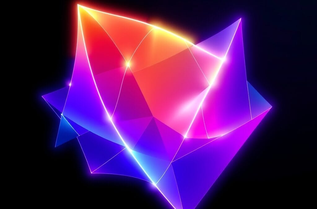 Outils IA: éclair blanc-bleu et or pâle, vitesse géométrique fractale, pas de texte, pas de logos, pas de typographie