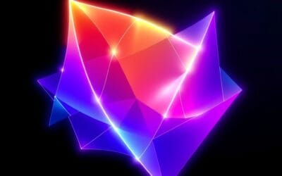 Outils IA: éclair blanc-bleu et or pâle, vitesse géométrique fractale, pas de texte, pas de logos, pas de typographie