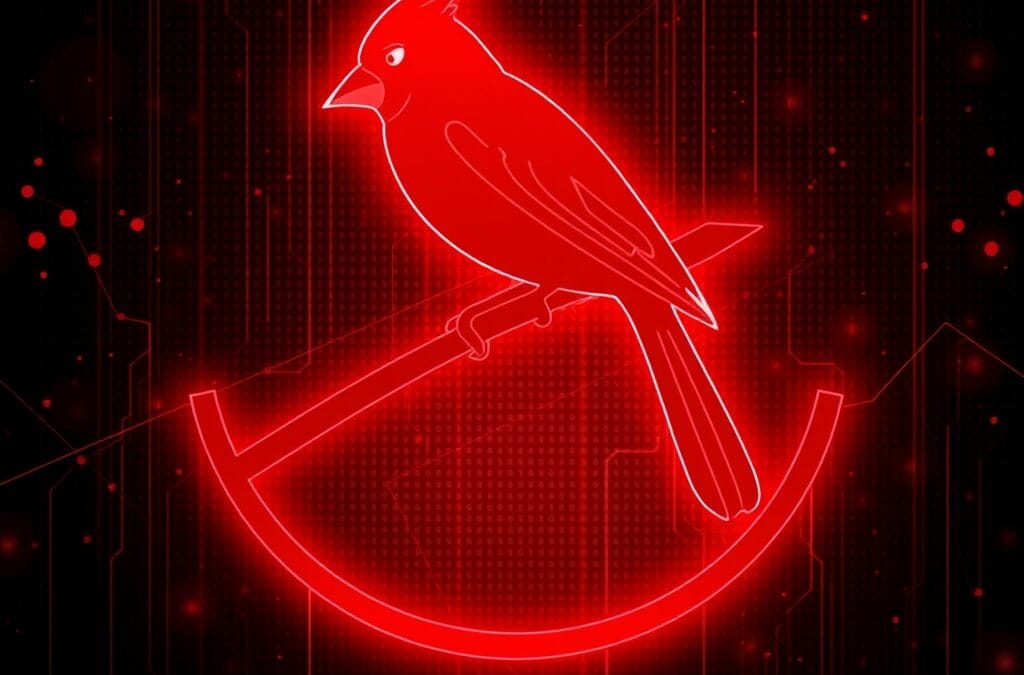 Outils IA: arène digitale rouge cardinal et or, éclairs concurrents, pas de texte, pas de logos, pas d&rsquo;écritures