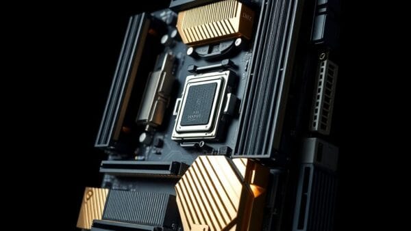 Processeur d'intelligence artificielle haut de gamme avec dissipateurs thermiques en cuivre