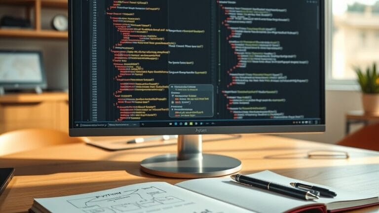 Construis ton 1er agent multi-agent avec Google ADK en 90 min 3 Bureau de développeur avec écran affichant du code Python Google ADK