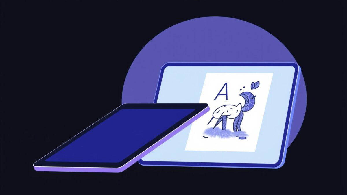 Tablette graphique et stylet pour créer et retoucher des images avec l'IA