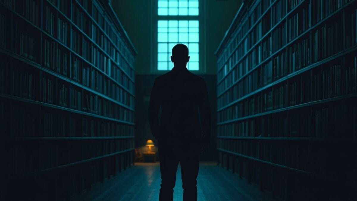 Code vieux de quatre ans : la fiabilité des agents IA s'effondre 1 Bibliothèque institutionnelle silencieuse évoquant l'archivage du code et de la connaissance métier