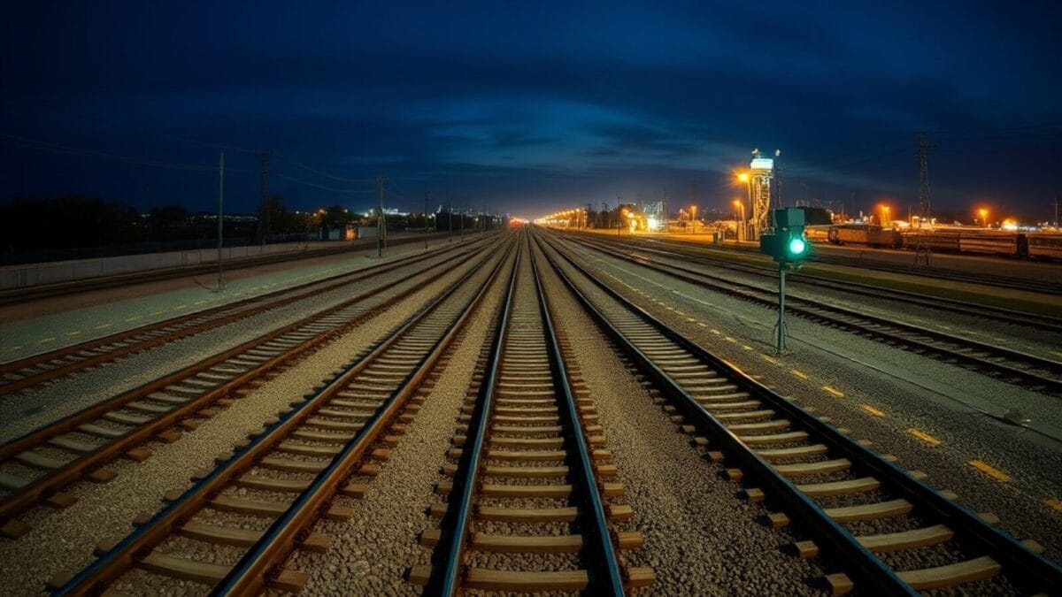 LLM : 3 failles qui trompent notre vigilance, pas la machine 1 Aiguillage ferroviaire au crépuscule, symbole des bifurcations invisibles dans les décisions d'un modèle IA